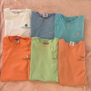 simply souther bundle of 6 shirt